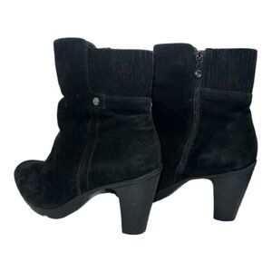 Blondo Black Suede Heeled Boots